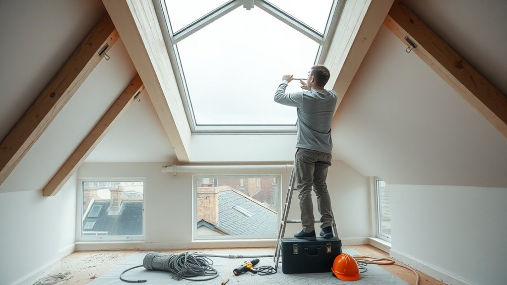 Electric Skylight Installation Northwood