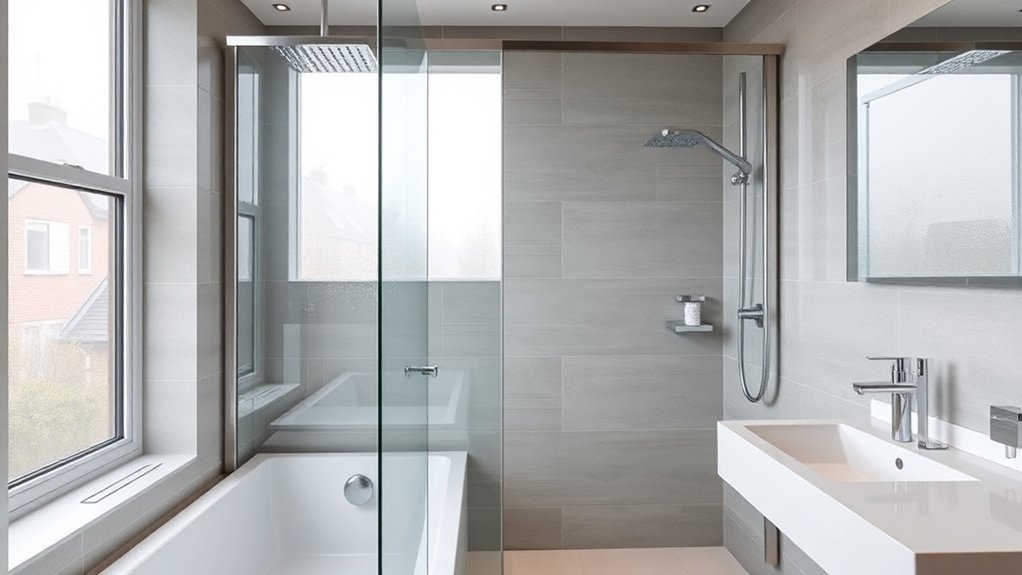 Semi-Frameless Shower Screens Northwood