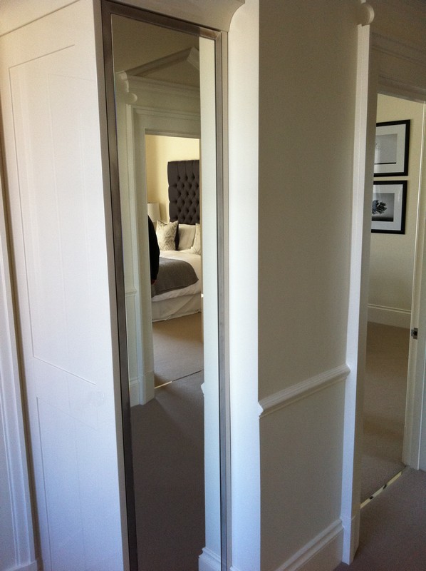 Full-length wardrobe mirror fitted in Northwood home